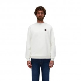 Блуза Napapijri Badge Crew sweatshirt - White (White Heron) блуза,мъжки,пуловери,napapijri,badge,crew,sweatshirt,white,(white,heron)