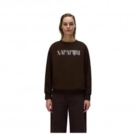 блуза,дамски,блузи,napapijri,bliss,crew,sweatshirt,brown,(demitasse)