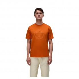 Тениска Napapijri Bollo 3 short sleeve T-shirt - Orange (Gold Flame) тениска,мъжки,тениски,дамски,тениски,napapijri,bollo,3,short,sleeve,t,shirt,orange,(gold,flame)