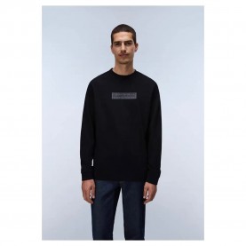 Тениска Napapijri Box Logo long sleeve T-shirt - Black (Black Beauty) тениска,мъжки,тениски,дамски,тениски,napapijri,box,logo,long,sleeve,t,shirt,black,(black,beauty)