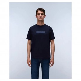 Тениска Napapijri Box Logo short sleeve T-shirt - Blue (Blu Marine) тениска,мъжки,тениски,дамски,тениски,napapijri,box,logo,short,sleeve,t,shirt,blue,(blu,marine)