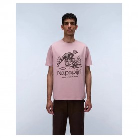 тениска,мъжки,тениски,дамски,тениски,napapijri,cabin,short,sleeve,t,shirt,pink,(pink,woodrose)