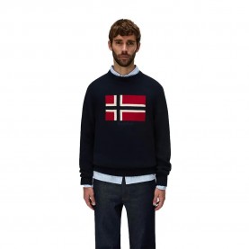 Блуза Napapijri D-Mura C sweater - Blue (Blu Marine) блуза,мъжки,пуловери,дамски,пуловери,napapijri,d,mura,c,sweater,blue,(blu,marine)