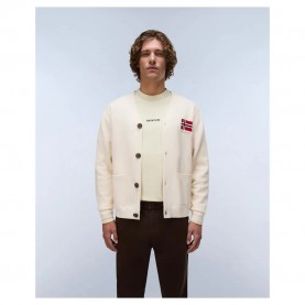 Блуза Napapijri D-Taranger V Op v neck sweater - Beige (Beige Dimity) блуза,мъжки,пуловери,дамски,пуловери,napapijri,d,taranger,v,op,v,neck,sweater,beige,(beige,dimity)