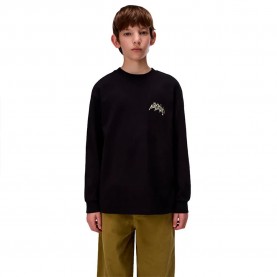 Тениска Napapijri Ellis long sleeve T-shirt - Black (Black Beauty) тениска,мъжки,тениски,дамски,тениски,napapijri,ellis,long,sleeve,t,shirt,black,(black,beauty)