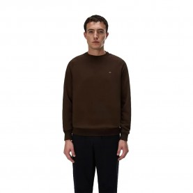 блуза,мъжки,пуловери,napapijri,nedles,crew,sweatshirt,brown,(demitasse)