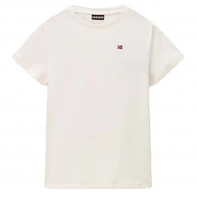 Тениска Napapijri Salis 2 short sleeve T-shirt - White (White Whisper) тениска,мъжки,тениски,дамски,тениски,napapijri,salis,2,short,sleeve,t,shirt,white,(white,whisper)