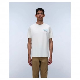 Тениска Napapijri Swhol short sleeve T-shirt - White (Fancy FYA) тениска,мъжки,тениски,дамски,тениски,napapijri,swhol,short,sleeve,t,shirt,white,(fancy,fya)