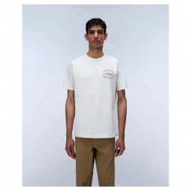 Тениска Napapijri Swhol short sleeve T-shirt - White (Fancy FVA) тениска,мъжки,тениски,дамски,тениски,napapijri,swhol,short,sleeve,t,shirt,white,(fancy,fva)
