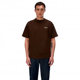 Тениска Napapijri Teza short sleeve T-shirt - Brown (Demitasse) тениска,мъжки,тениски,дамски,тениски,napapijri,teza,short,sleeve,t,shirt,brown,(demitasse)