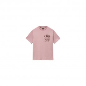 Тениска Napapijri Tipi short sleeve T-shirt - Pink (Pink Woodrose) тениска,мъжки,тениски,дамски,тениски,napapijri,tipi,short,sleeve,t,shirt,pink,(pink,woodrose)