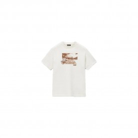 Тениска Napapijri Tipi short sleeve T-shirt - White (White Whisper) тениска,мъжки,тениски,дамски,тениски,napapijri,tipi,short,sleeve,t,shirt,white,(white,whisper)