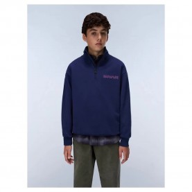 Блуза Napapijri Tipiz half zip sweatshirt - Blue (Naval Acade) блуза,детски,блузи,napapijri,tipiz,half,zip,sweatshirt,blue,(naval,acade)