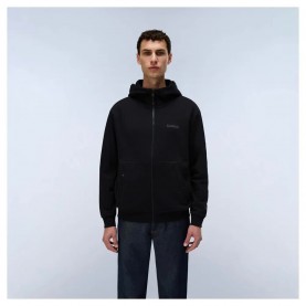 Блуза Napapijri Yourte full zip sweatshirt - Black (Black Beauty) блуза,мъжки,пуловери,napapijri,yourte,full,zip,sweatshirt,black,(black,beauty)