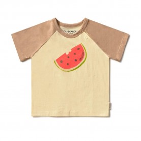 тениска,мъжки,тениски,дамски,тениски,oli&carol,wally,the,watermelon,short,sleeve,t,shirt,beige,(multicolor)