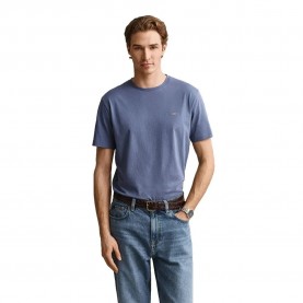 Тениска Gant 2003184 short sleeve T-shirt - Blue (Blue Horizon) тениска,мъжки,тениски,дамски,тениски,gant,2003184,short,sleeve,t,shirt,blue,(blue,horizon)