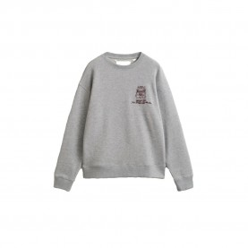 Блуза Gant 4201356 sweatshirt - Grey (Light Grey Melange) блуза,дамски,блузи,gant,4201356,sweatshirt,grey,(light,grey,melange)
