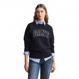 Блуза Gant 4201357 sweatshirt - Blue (Evening Blue) блуза,дамски,блузи,gant,4201357,sweatshirt,blue,(evening,blue)