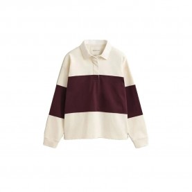 Gant 4201366 long sleeve polo - Beige (Darkened Wine) дамски,блузи,с,яка,мъжки,блузи,с,яка,gant,4201366,long,sleeve,polo,beige,(darkened,wine)