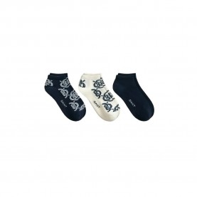 Чорапи Gant 4960279 short socks 3 pairs - Multicolor (Evening Blue) чорапи,мъжки,чорапи,дамски,чорапи,gant,4960279,short,socks,3,pairs,multicolor,(evening,blue)