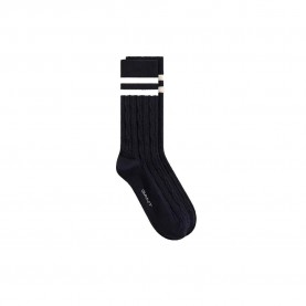 Чорапи Gant 4960283 long socks - Blue (Evening Blue) чорапи,мъжки,чорапи,дамски,чорапи,gant,4960283,long,socks,blue,(evening,blue)