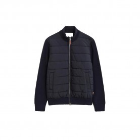 Блуза Gant 8030308 full zip sweater - Blue (Evening Blue) блуза,мъжки,пуловери,дамски,пуловери,gant,8030308,full,zip,sweater,blue,(evening,blue)