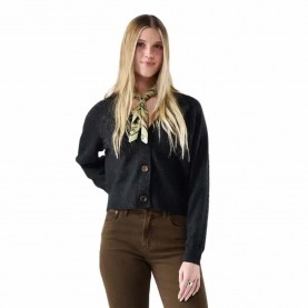 Жилетка Smartwool Edgewood cardigan - Black (Black Donegal) жилетка,мъжки,пуловери,дамски,пуловери,smartwool,edgewood,cardigan,black,(black,donegal)