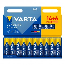 Varta Longlife Power AA-LR06 alkaline batteries 20 units - Clear (Multicolor) батерии,varta,longlife,power,aa,lr06,alkaline,batteries,20,units,clear,(multicolor)