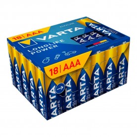 Varta Longlife Power Cube AAA-LR03 alkaline batteries 18 units - Blue (Multicolor) батерии,varta,longlife,power,cube,aaa,lr03,alkaline,batteries,18,units,blue,(multicolor)