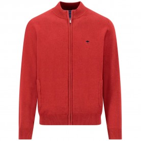 Жилетка Fynch hatton 1614212 cardigan - Red (Brick) жилетка,мъжки,пуловери,дамски,пуловери,fynch,hatton,1614212,cardigan,red,(brick)