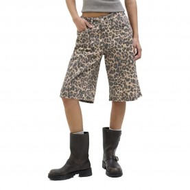 Къси панталони Jack & jones Alina Sarah Baggy JJXX denim shorts - Brown (Cornstalk / Leopard) къси,панталони,мъжки,панталони,дамски,панталони,jack,&,jones,alina,sarah,baggy,jjxx,denim,shorts,brown,(cornstalk,leopard)
