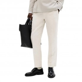 Рокля Jack & jones Blamartin Lawrence Linen Premium dress pants - White (Ancient Scroll) рокля,мъжки,панталони,дамски,панталони,jack,&,jones,blamartin,lawrence,linen,premium,dress,pants,white,(ancient,scroll)