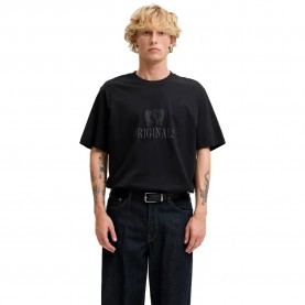 Тениска Jack & jones Frederiksberg Monogram short sleeve T-shirt - Black (Black) тениска,мъжки,тениски,дамски,тениски,jack,&,jones,frederiksberg,monogram,short,sleeve,t,shirt,black,(black)