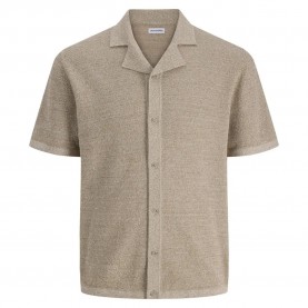 Риза с къс ръкав Jack & jones George short sleeve shirt - Beige (Coriander / Cloud Dancer) риза,с,къс,ръкав,дамски,ризи,мъжки,ризи,jack,&,jones,george,short,sleeve,shirt,beige,(coriander,cloud,dancer)