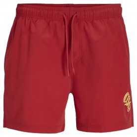 Бански гащета Jack & jones Maui Sky swimming shorts - Red (Samba) бански,гащета,мъжки,бански,костюми,jack,&,jones,maui,sky,swimming,shorts,red,(samba)