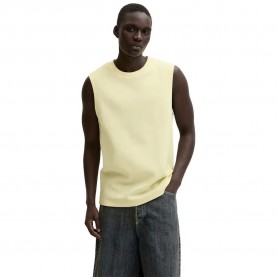 Тениска Jack & jones Savona sleeveless T-shirt - Yellow (Pastel Yellow) тениска,мъжки,тениски,дамски,тениски,jack,&,jones,savona,sleeveless,t,shirt,yellow,(pastel,yellow)