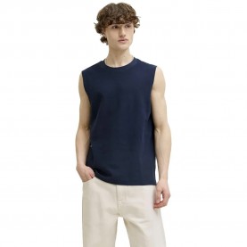 Тениска Jack & jones Savona sleeveless T-shirt - Blue (Sky Captain) тениска,мъжки,тениски,дамски,тениски,jack,&,jones,savona,sleeveless,t,shirt,blue,(sky,captain)