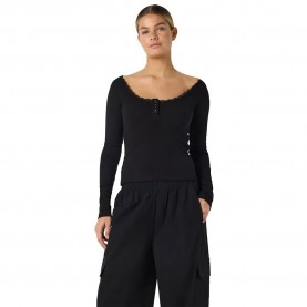 Тениска Noisy may Maya long sleeve T-shirt - Black (Black) тениска,мъжки,тениски,дамски,тениски,noisy,may,maya,long,sleeve,t,shirt,black,(black)