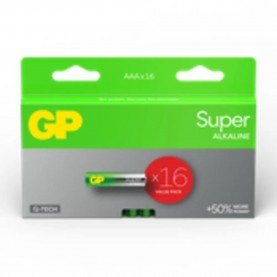Gp batteries LR03 16und alkaline battery 16 units - Clear (Green / Gold) батерии,gp,batteries,lr03,16und,alkaline,battery,16,units,clear,(green,gold)