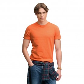 Тениска Superdry Essential Company Logo short sleeve T-shirt - Orange (Sunburst Coral / Light Peach) тениска,мъжки,тениски,дамски,тениски,superdry,essential,company,logo,short,sleeve,t,shirt,orange,(sunburst,coral,light,peach)