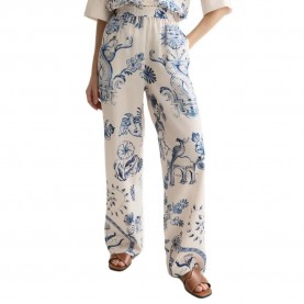 Панталони Scotch & soda Gia Wide Leg pants - Beige (Delft Tiles Blue) панталони,мъжки,панталони,дамски,панталони,scotch,&,soda,gia,wide,leg,pants,beige,(delft,tiles,blue)