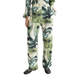 Панталони Scotch & soda Gia Wide Leg pants - Green (Watercolourflower Balsam Green) панталони,мъжки,панталони,дамски,панталони,scotch,&,soda,gia,wide,leg,pants,green,(watercolourflower,balsam,green)