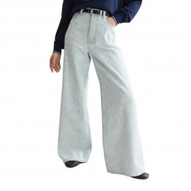Панталони Scotch & soda The Wave Wide Leg pants - Grey (Fade Out) панталони,мъжки,панталони,дамски,панталони,scotch,&,soda,the,wave,wide,leg,pants,grey,(fade,out)
