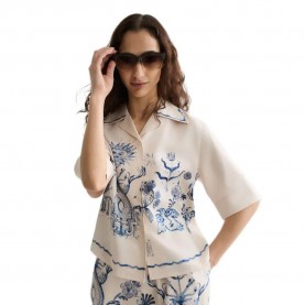Риза с къс ръкав Scotch & soda U9A01527T short sleeve shirt - Beige (Eggnog) риза,с,къс,ръкав,дамски,ризи,мъжки,ризи,scotch,&,soda,u9a01527t,short,sleeve,shirt,beige,(eggnog)