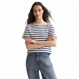 Тениска Scotch & soda U9A01617T short sleeve T-shirt - White (Peacoat Stripe) тениска,мъжки,тениски,дамски,тениски,scotch,&,soda,u9a01617t,short,sleeve,t,shirt,white,(peacoat,stripe)