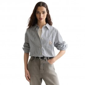 Риза с дълъг ръкав Scotch & soda U9B01521T long sleeve shirt - Grey (Peacoat Stripe) риза,с,дълъг,ръкав,дамски,ризи,мъжки,ризи,scotch,&,soda,u9b01521t,long,sleeve,shirt,grey,(peacoat,stripe)