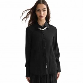 Риза с дълъг ръкав Scotch & soda U9B01522T long sleeve shirt - Black (Meteorite) риза,с,дълъг,ръкав,дамски,ризи,мъжки,ризи,scotch,&,soda,u9b01522t,long,sleeve,shirt,black,(meteorite)