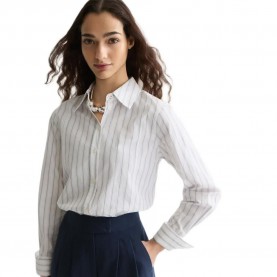 Риза с дълъг ръкав Scotch & soda U9B01524T long sleeve shirt - White (Arona Stripe) риза,с,дълъг,ръкав,дамски,ризи,мъжки,ризи,scotch,&,soda,u9b01524t,long,sleeve,shirt,white,(arona,stripe)