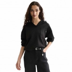 Суичър Scotch & soda U9E01538T hoodie - Black (Meteorite) суичър,дамски,блузи,scotch,&,soda,u9e01538t,hoodie,black,(meteorite)