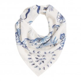 Scotch & soda UF401590F handkerchief - Beige (Delft Tiles Blue) ръкавици,шапки,и,шалове,scotch,&,soda,uf401590f,handkerchief,beige,(delft,tiles,blue)